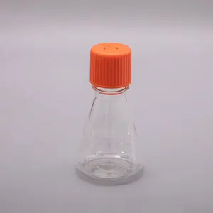 Boccette monouso per sterilizzazione in cristallo PETG da 125ml per coltura di sospensione