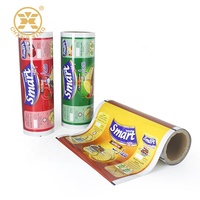 Feuille d'aluminium pour emballage alimentaire, rouleaux de film de miel, sachet de supplément en plastique, film d'emballage laminé imprimé sur mesure pour snack