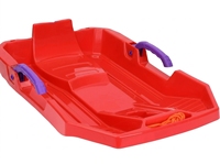 Planche de ski pour enfants en PEHD, épaissie et résistante à l'usure, pour l'extérieur, utilisable comme luge et chariot de transport