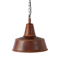 Lampe suspendue moderne en métal finition laiton durable avec douille E27 pour montage au plafond, utilisation intérieure