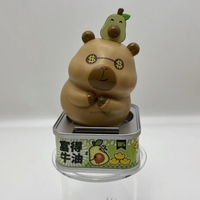 WANGERBAO Gachapon 120mm Serie Capibala en Lata, Adorno Oscilante Activado por Luz, Juguetes Cápsula Gacha para Niños, para la Diversión