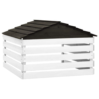 Abri de jardin moderne et simple en bois traité sous pression pour garage et usage extérieur, stockage de tracteurs et tondeuses