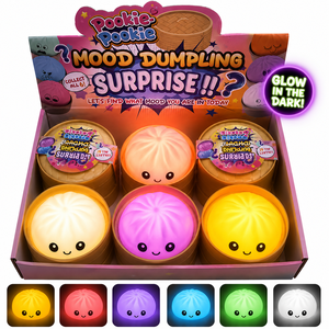 Juguete Blandito de Dumpling con Purpurina que Brilla en la Oscuridad, con Caja Vaporera, de Ascenso Lento, Juguetes para Apretar al por Mayor - Product Image 1