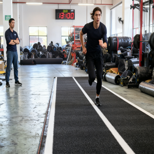 Tapis personnalisé à fort trafic avec logo pour installations sportives intérieures – Tapis de passage personnalisé pour terrains de padel et entrées de gymnases - Product Image 5