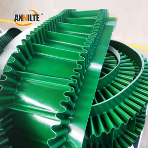 Annilte sabuk konveyor PVC sisi bergelombang dengan cleat untuk sistem angkat - Product Image 1