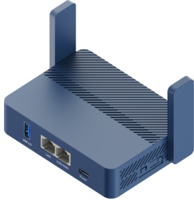 เราเตอร์สำหรับเดินทาง Wi-Fi 6 VPN เราเตอร์2.5g/5G Home LTE 2.5g WAN + Ge LAN 2402Mbps 5GHz + 574Mbps 2.4GHz - Product Image 5