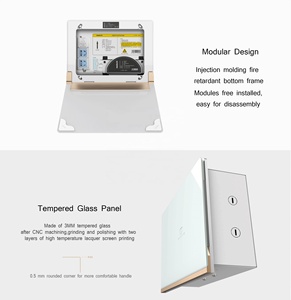 תיבת מולטימדיה מתכת C-R ממצה עם מודול שקע וטלוויזיה, נתב/מודם סוגר - Product Image 5