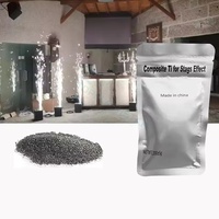 Topflashstar - Polvo de Chispas Frías para Producción a Granel, Gránulos de Titanio Compuesto, 200g/bolsa, Alta Calidad, para Interiores y Exteriores