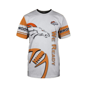 T-shirt de sport lavable et confortable de haute qualité des Denver Broncos 2025 – Vêtement promotionnel pour homme, toutes les 32 équipes de football - Product Image 4