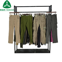 Prix d'usine d'occasion pantalons longs cargo pour adultes balle de vêtements d'occasion vente en gros pour la saison estivale en Afrique Commande minimum 45kg