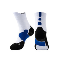 2022 chaussettes d'équipe de basket-ball professionnelles Crew Elite chaussettes de basket-ball hommes chaussettes de Compression de basket-ball épaisses