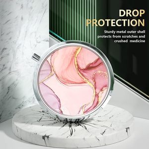 Viên thuốc nhỏ trường hợp cho Purse & Pocket dễ thương y học tổ chức du lịch pillbox xách tay <span class=keywords><strong>Pill</strong></span> container chủ để giữ vitamin, Med - Product Image 4