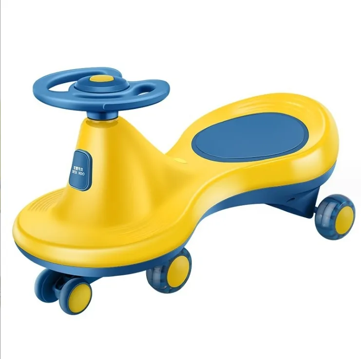 Musique pour enfants style enfants toboggan amusement extérieur 360 wiggle balançoire et twister voiture pour bébé