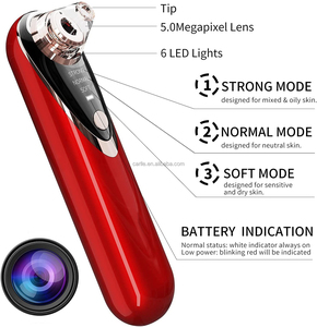 Gesichts elektrische tragbare Smart Derma Saug-Tool-Kit Akne Poren Reiniger WiFi Mitesser Entferner Vakuum-Kamera Entfernung - Product Image 4
