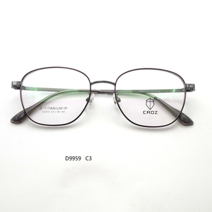 กรอบแว่นตาเมมโมรี่เมทัล D9959 น้ำหนักเบา ทนทาน ทันสมัย ดีไซน์ยืดหยุ่นเพื่อความสบาย - Product Image 6