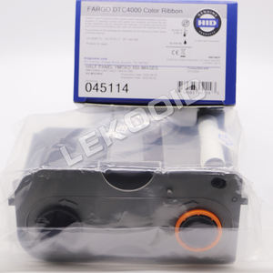 Cartouche demi-panneau HID <span class=keywords><strong>Fargo</strong></span> 45114 YMCKO avec rouleau de nettoyage - 350 images pour la série d'imprimantes DTC4000 - Product Image 4