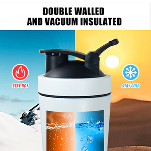 לוגו מותאם אישית באיכות גבוהה 750ml 304 נירוסטה חלבון שאכר בקבוק כושר שייקר כוס מתכת ואקום מיקסר בקבוק עם stire - Product Image 4