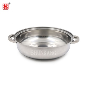 <span class=keywords><strong>Olla</strong></span> de vapor de acero inoxidable 410, <span class=keywords><strong>olla</strong></span> de cocina con vaporizador, 28cm, barata, al por mayor - Product Image 2