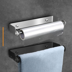 <span class=keywords><strong>Portasciugamani</strong></span> in rotolo di carta da cucina sotto l'adesivo dell'armadio o l'installazione di perforazione rack in acciaio inossidabile SUS304 - Product Image 4