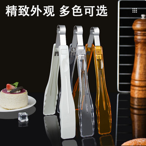 Pinzas de acrílico gruesas grandes para pan, pasteles, postres, frutas, galletas y hot pot - Product Image 4