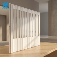 Porte coulissante pliante en PVC imperméable, cloison temporaire de cuisine, installation sans perçage, utilisation sans gaz, séparateur de pièce