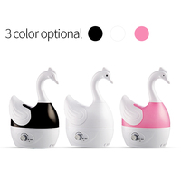 Humidificateur ultrasonique en forme de cygne, dessin animé, bouton électrique, désinfection, capacité de 2 L, diffuseur d'arômes silencieux, aromathérapie, maison, bureau