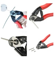 Outil de sertissage de câbles électriques, outil de sertissage de câbles, de balançoire pour manches ovales en aluminium de 3/64 à 1/8 pouces, boucles de butée