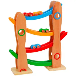 Juego de bloques de construcción de madera montessori para niños, juguete educativo para el estrés, juego de bloques de construcción, 20 unidades