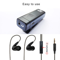 Système de monitoring intra-auriculaire sans fil TX-M9 pour chanteur, retour de scène, accompagnement musical, hôte audio, retour vocal en temps réel, IEM UHF