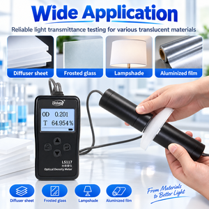 เครื่องวัดความหนาแน่นของแสงที่มองเห็นได้ Linshang LS117 สำหรับวัสดุโปร่งแสงและการทดสอบการส่งผ่านแสงของฟิล์ม - Product Image 6