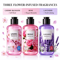 Gel Douche Moussant Floral Hydratant et Rafraîchissant pour Femmes avec Parfum Durable