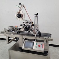 Mesin Pelabel Kantong Plastik Otomatis Kecepatan Tinggi Elektrik untuk Meja Kerja dengan Layar Sentuh PLC