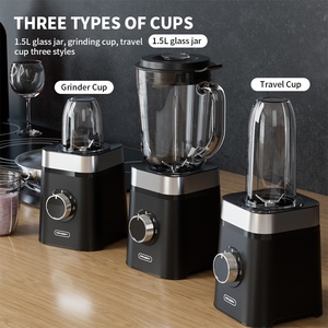 Extracteur de jus multifonctionnel et mixeur pour aliments pour bébés, avec commande rotative, capacité 1,2 L, pour usage domestique, offre exclusive transfrontalière, modèle déstocké - Product Image 3