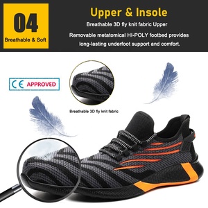 <span class=keywords><strong>Zapatos</strong></span> DE SEGURIDAD antideslizantes a prueba de aceite de punto volador superior a prueba de pinchazos con punta de acero, zapatillas protectoras <span class=keywords><strong>para</strong></span> hombres, peso ligero - Product Image 6