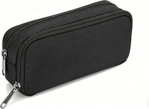 Estuche Grande para Lápices de Gran Capacidad con 2 Compartimentos y Cierre de Cremallera para Oficina y Escuela, Uso Adulto - Product Image 6