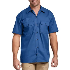 Hot Sale Korte Mouw Werkkleding Uniform Shirt Veiligheid Werk Shirts Voor Mannen
