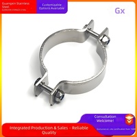 Collier de serrage plat en acier inoxydable OEM personnalisé pour tuyau, fabrication de tôles, estampage, clip de fixation pour tuyau d'eau