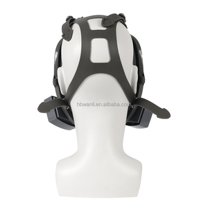 Masker Gas Profesional Full Face dengan Filter Cartridge - <span class=keywords><strong>Respirator</strong></span> Anti-VOC & Debu - Product Image 4