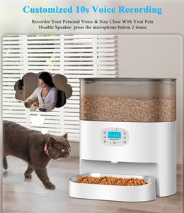 Honey Guaridan Wifi App Control Video Dispensador de alimentos Alimentador automático para mascotas 2 Gatos Perro Alimentador inteligente para mascotas con fuente de alimentación dual - Product Image 6