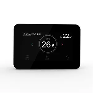 Ce Gecertificeerde Touchscreen Bediening 2.4G Tuya Wifi Kamerthermostaat Oem/Odm Voor Elektrische Verwarmingssysteem Oem/Odm Fabricage