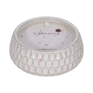 Ciotola per Candela Profumata alla Lavanda Francese, Grande, Decorativa, per Uso Interno ed Esterno - Product Image 3