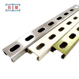 C型钢 41X41X2.5mm 1-5/8 X 1-5/8 英寸 灰色粉末涂层钢支撑件，用于焊接 - Product Image 5