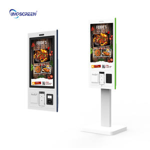 Quiosco de pago de pedidos de autoservicio interactivo INGSCREEN, Monitor de pantalla táctil automático, máquina Registradora para restaurante - Product Image 1