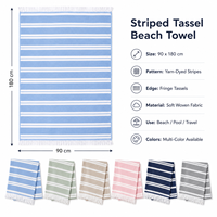Serviette de plage professionnelle en coton surdimensionnée, super douce et absorbante, pour les voyages, la natation et l'utilisation en extérieur sur la plage