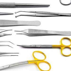 Instrumentos Quirúrgicos Dentales Profesionales para Cirugía Oral, Pinzas, Tijeras, Portaagujas, Pinza para Huesos, Pinzas de Presión, Juego de 15 Instrumentos - Product Image 5