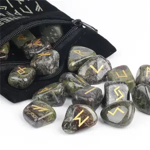 WEIFENG wholesale crystals healing stones crystal set rune stone set runes