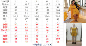 Venta al por mayor 2022 nuevo <span class=keywords><strong>Color</strong></span> sólido conjunto de tres piezas logotipo personalizado corto de 2 piezas conjunto Sexy Bodycon Plus tamaño de las mujeres - Product Image 6