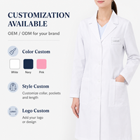 Ensemble de blouses médicales modernes à col mandarin et demi-zip, pantalon jogger personnalisé avec logo, uniforme d'infirmière grande taille, tenue de travail hospitalière