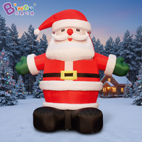 Décorations de Noël gonflables d'extérieur, Père Noël LED lumineux, Père Noël gonflable géant personnalisé pour la décoration de jardin de Noël