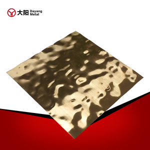 Custom aço inoxidável 304 pequeno médio grande água Ripple para Coffeeshop Office Bar Decor - Product Image 1